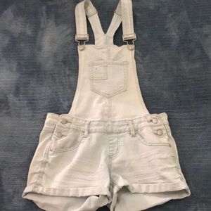 Light denim overalls